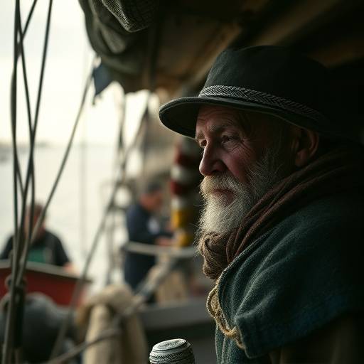 Capture d'écran du projet 'Entre Ciel et Mer', un documentaire sur la vie des pêcheurs traditionnels à Cassis