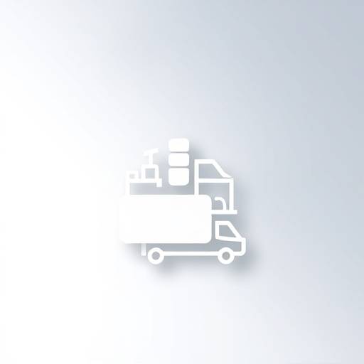 Icône représentant le service de logistique et transport